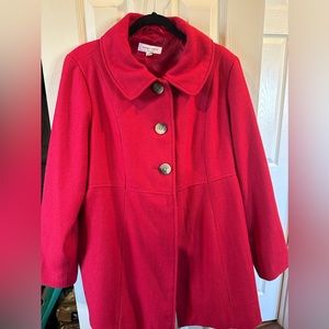Liz Lange Maternity Red Coat